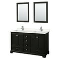 thumbnail image 2 of Wyndham Collection Wcs202060d-Vca-M24 Deborah 60" Free Standing Double Basin Vanity Set -, 2 of 7