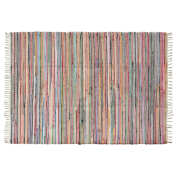 Chesapeake Merchandising Natural Chindi Rug (5' x 7')