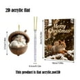 thumbnail image 2 of DAMAI Forest Animal Acorn Ornaments Advent Calendar 2025, 24PCS Cozy Forest Christmas Ornaments, Pine Cone Animal Ornament for Christmas Tree Decoration, 2 of 3
