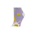 thumbnail image 3 of Airplus Holiday Aloe Infused Spa Crew Socks, Purple Unicorns, Women's Medium 5-10, 3 of 3