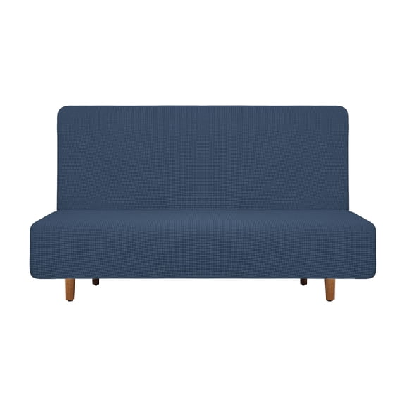 Stretch Sofa Bed Cover, Couch Slipcover Fit Length 47"-59", Blue