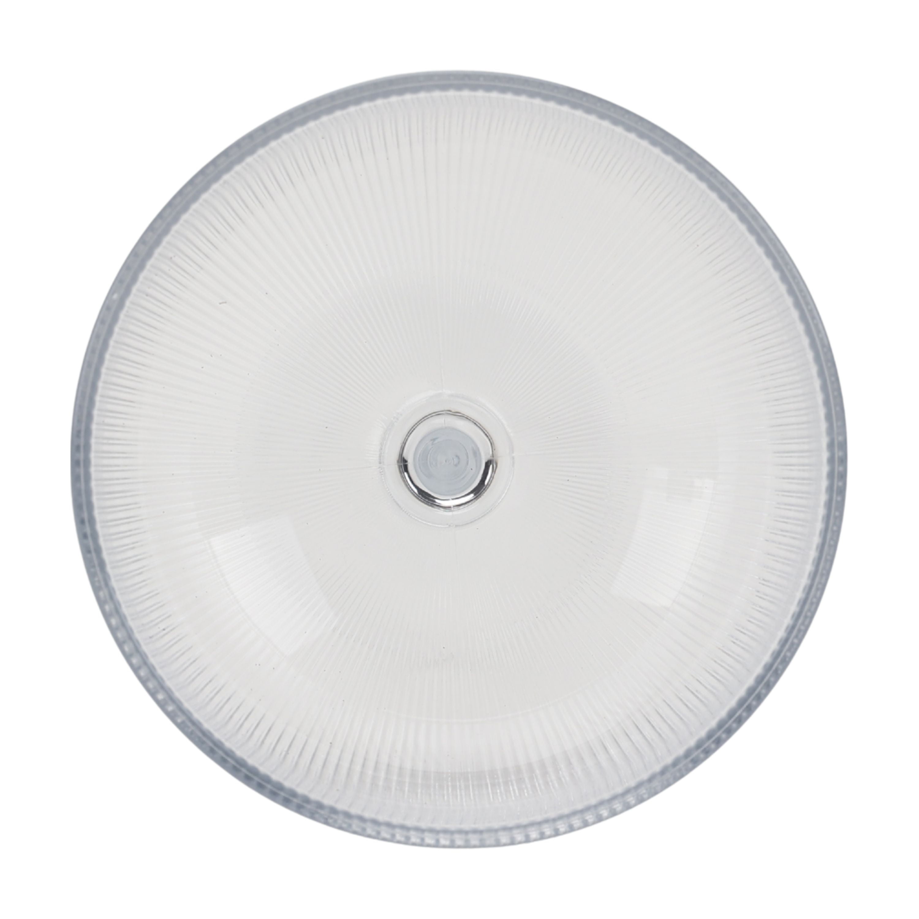 Better Homes & Gardens Acrylic Clear Texture Coupe Glass, Clear, 1-Count