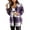 Deep Purple, variant on Rosvigor Flannel Shirts for Women Plaid Jackets Long Sleeve Shackets Womens Button Down Coats Warm Blouses