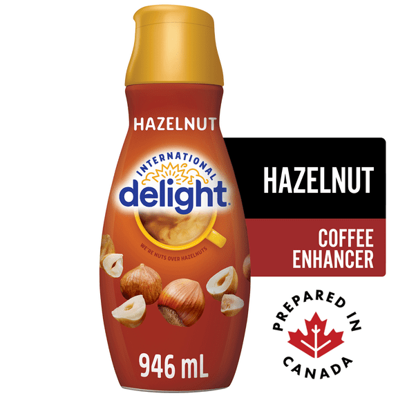 International Delight Hazelnut Coffee Creamer, 63 Servings, 946ml Coffee Whitener