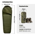 thumbnail image 3 of Bolsa de Dormir ONETIGRIS Bushcrafter Momia 3 Estaciones 200g, 3 of 8