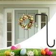 thumbnail image 5 of Over The Door Wreath Hanger Heavy Duty Steel Hook Holds Up To 20 Lbs Non-Marring Door Protector, 5 of 6