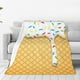 thumbnail image 1 of Balery White Ice Cream Manta de Felpa Suave y Acogedora – Cobija de Franela Aterciopelada para Cama, Lavable y Cálida para Sofá, Mascotas, Transpirable-50"x40", 1 of 7