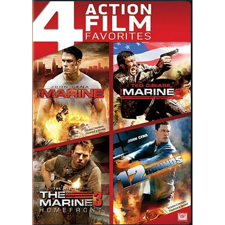 4 action film favorites : The marine ; The marine 2 ; The marine 3