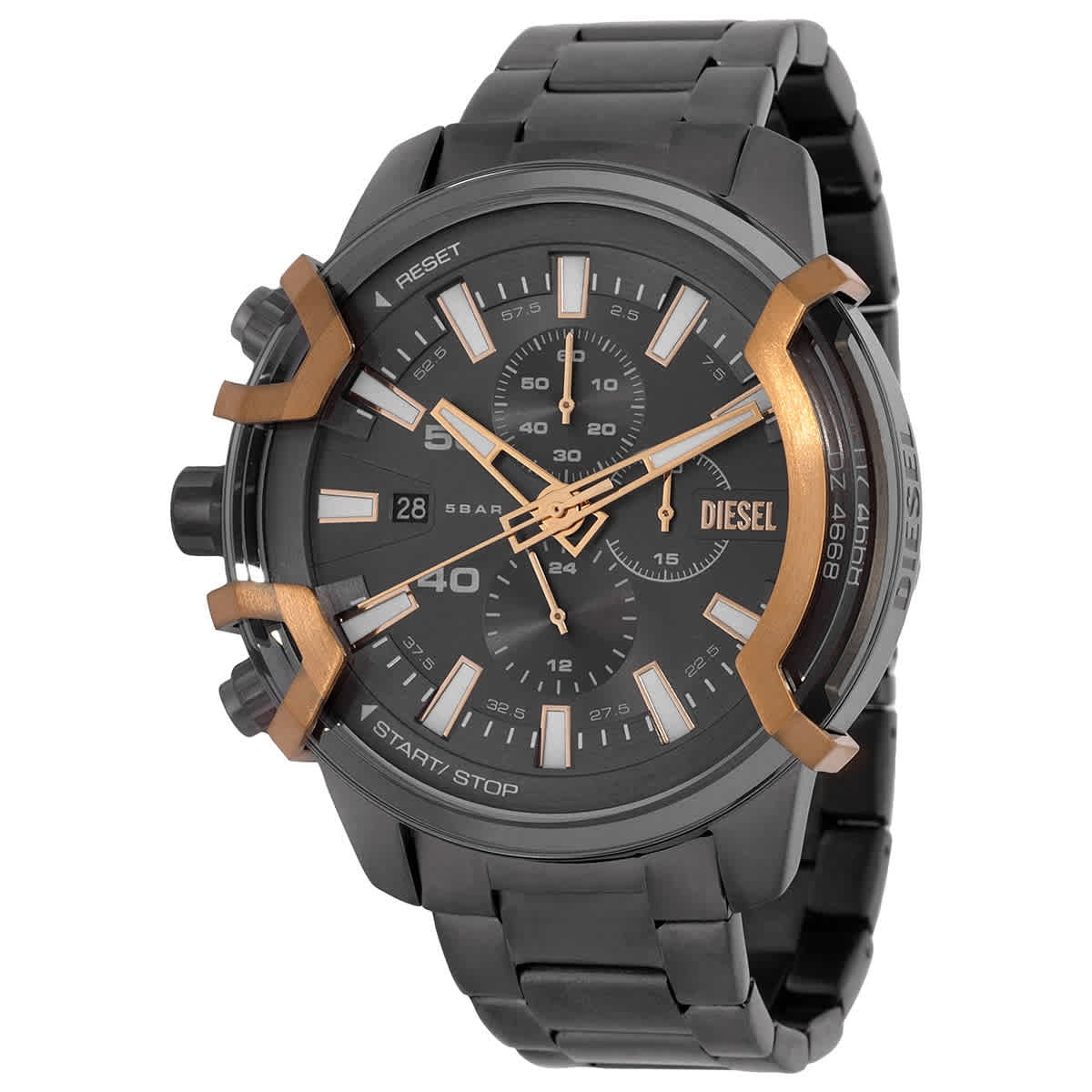 おダディ Amazon.com: Diesel Mr. Daddy 2.0 Stainless Steel and Leather
