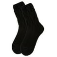 thumbnail image 3 of MeMoi Women's Pointelle Sweater Knit Cozy Soft Crew Socks - Womens - Female, One Size, Black, 3 of 6