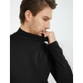 thumbnail image 3 of SSLR Turtleneck Thermal Shirts for Men Long Sleeve Shirts Fleece Lined Tops Mock Neck Base Layer, 3 of 8