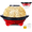 Red, variant on TLGREEN 6 Quart Popcorn Machine, Electric Hot Oil Popcorn Maker Machine, with Nonstick Plate & Stirring Rod, Large Lid for Serving Bowl (Red)