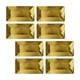 thumbnail image 2 of 8 piezas de platos desechables, utensilios, vajilla portátil, platos de papel para fiestas Oro, 2 of 9