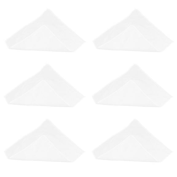 Raindrops 6Set Cheesecloth for Filtering Square Shape Light Yellow Cotton for Kitchen Use