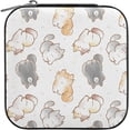 thumbnail image 2 of SKYSONIC Cat Travel Jewelry Box PU Leather Jewelry Organizer Ideal Gift for Women Girls, Portable Mini Jewelry Travel Case for Stud Earrings Rings Necklaces Bracelets, 2 of 7