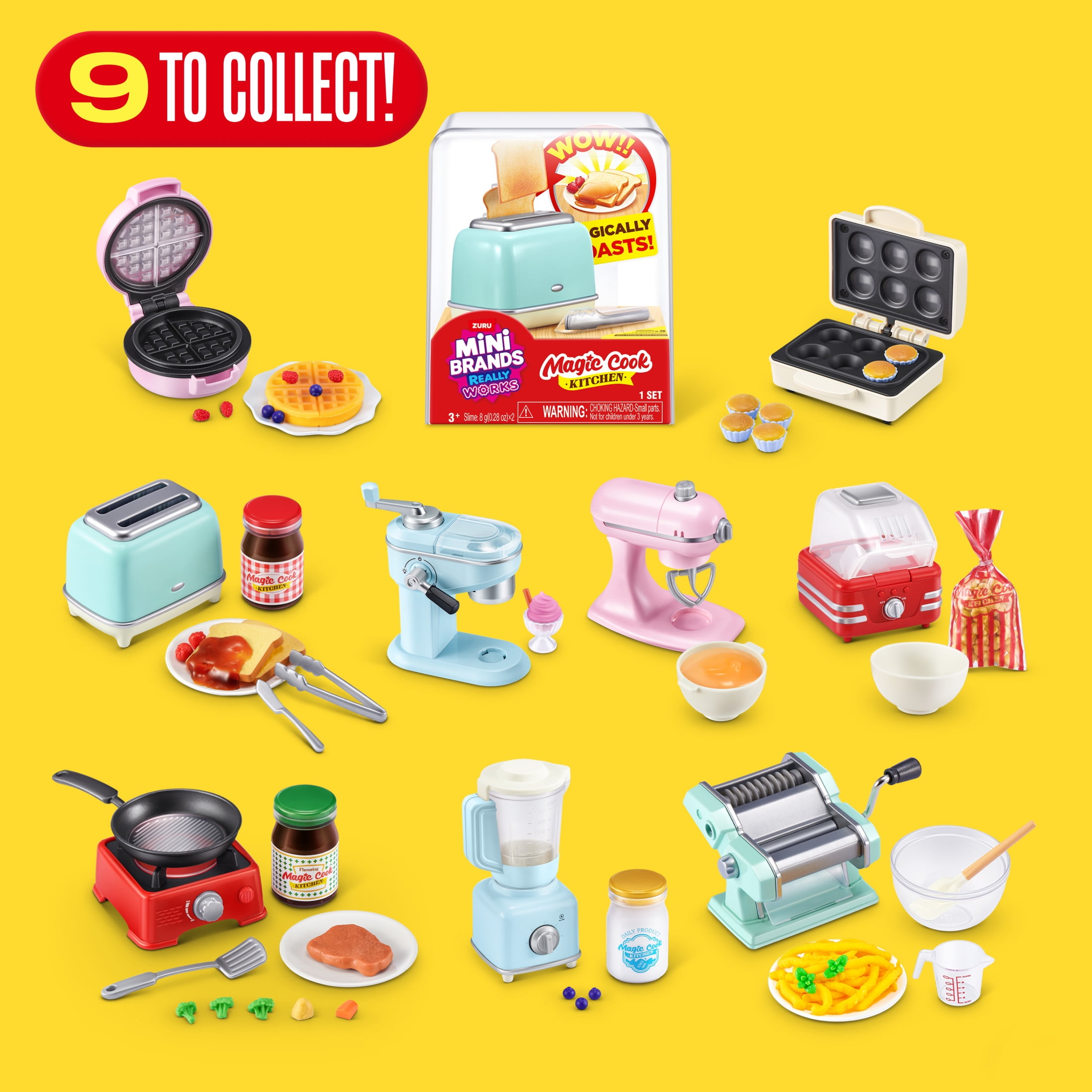 Mini Brands Really Works Magic Cook Kitchen Capsule Series 1 (Blender) de ZURU