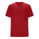 thumbnail image 4 of pstuiky camisetas de hombre, Camisa tipo jersey para hombre, de color liso, con botones, manga corta y cuello alto camisas casuales para hombre xxl, 4 of 6