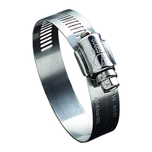 Ideal Tridon 630040248052#248 Stainless Steel Worm Drive Clamp with 200/300 Hi-Nickel Grade Stainless Steel Screw, 2" to 16" Diameter, 9/16" W