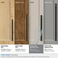 thumbnail image 4 of Amerock Bellamy 12 inch (305mm) Center-to-Center Matte Black Appliance Pull, 4 of 7