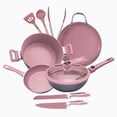 thumbnail image 1 of Juego de Sartenes Antiadherentes FLAVORSTONE Master Set Deluxe Rose Gold 10 piezas, 1 of 5