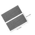 thumbnail image 2 of unbranded 2Ud Toallas Deportivas De Gris Oscuro Para Uso En Gimnasio Y Yoga, 2 of 6