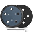 thumbnail image 1 of PorterCable Track Sander Pads,2Pc 5inch 5 Hole Replacement Track Parts for PorterCable 33 333VS Random Track Sander Hook, 1 of 6