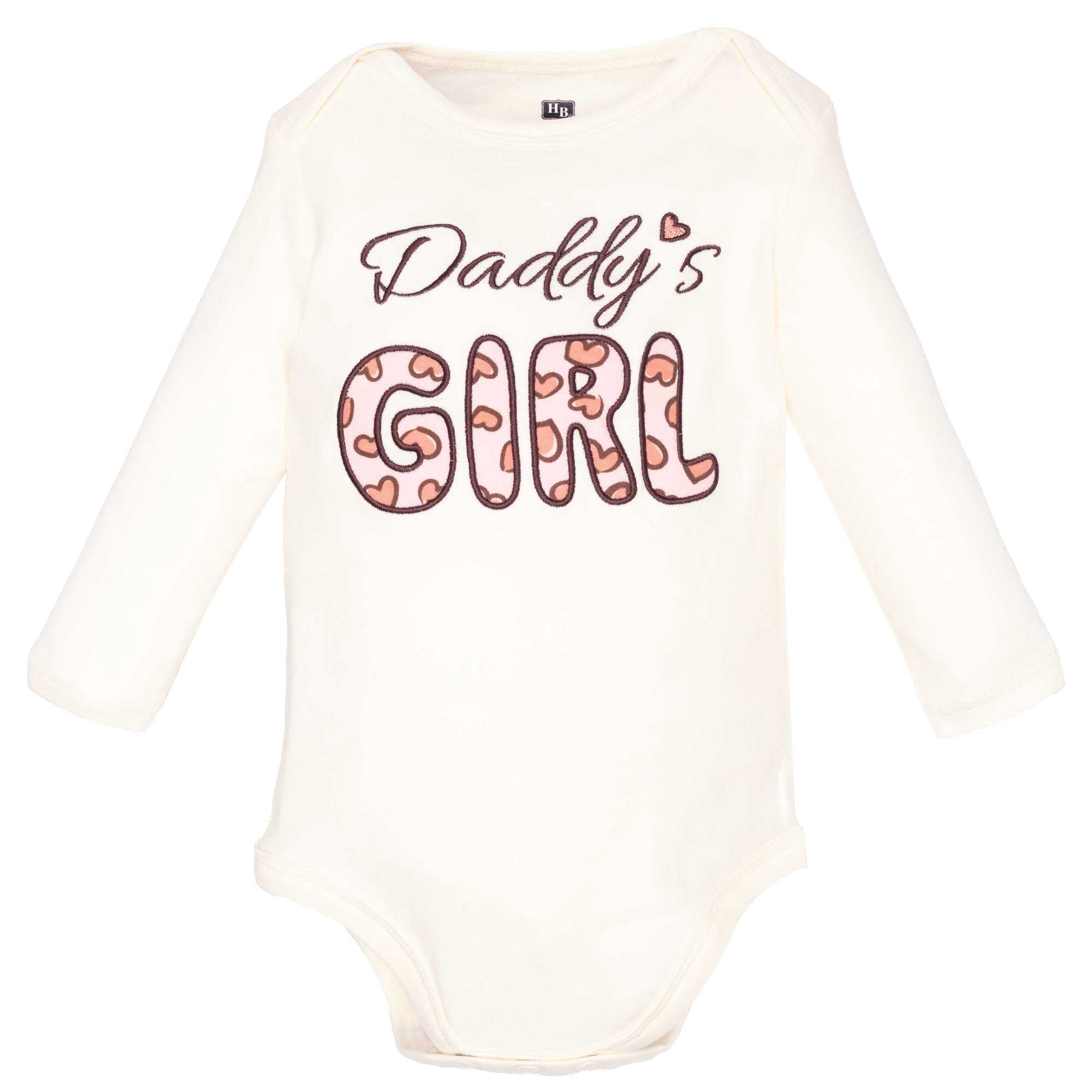 Hudson Baby Infant Girls Cotton Layette Set, Leopard Bow, 9-12 Months