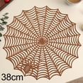 thumbnail image 4 of Lace Spider Web Tablecloth for Halloween Round Table Decoration 15 Inch, 4 of 9