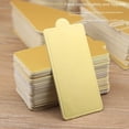 thumbnail image 2 of Wholesale 100-Pack Small Triangular Gold Cake Base Pads: Premium Thickened Paper Trays for Mousse, Mille-Feuille & Pastries – Lightweight, Durable, Easy to Clean Baking Support Mats for Professional, 2 of 6
