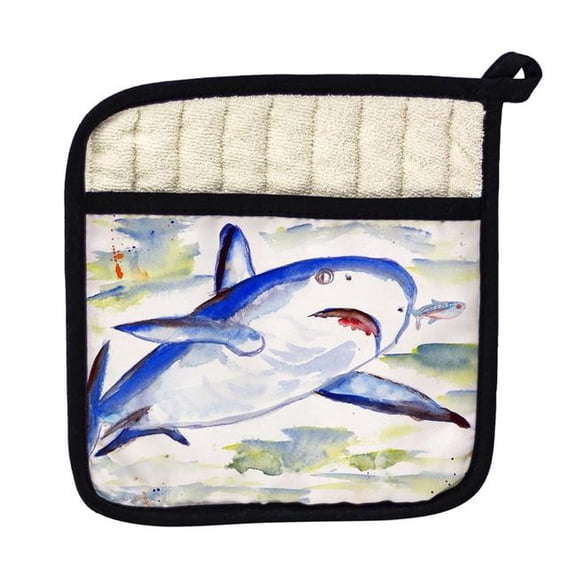Betsy Drake PT213 Shark Pot Holder