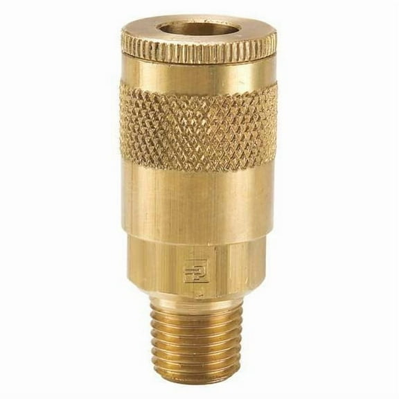 Parker Coupler Body,Brass,MNPT,3/8 In. Pipe B14