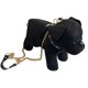 thumbnail image 5 of Bolso bandolera con forma de perro francés, original, divertido y novedoso, para viajes. Negro, 5 of 9