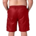 thumbnail image 6 of Dresfit Men's Big and Tall Shorts Drastring Plus Size Cargo Shorts 2026 Summer Lightweight Lounge Short Pants Loose Stretch Beach Shorts 3XL, 6 of 9