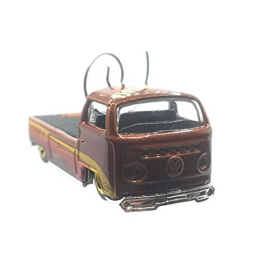 Christmas Ornament for Volkswagen T2 Pickup Brown