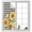 black, variant on Yellow Sunflowers Window Privacy Film, Vintage Country Flowers Butterfly Wood Board Static Cling UV Sun Blocking Heat Control Window Tint Day and Night, Non-Adhesive One Way Privacy Cover 23.6''x59''