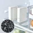 thumbnail image 6 of Best Bargains Magnetic Refrigerator Deodorizer Box with Natural Bamboo Charcoal - Reusable Odor Absorber for Fridge, Closet & Cabinet - White Plastic Container with Suction Cup Mount - 4.33x3.15", 6 of 6