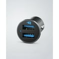 Anker PowerDrive 2 Alloy Car Charger, Black
