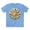 Carolina Blue, variant on Medallion Shirt, Shirt with Medallion, Tee Shirt with Medal