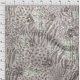 thumbnail image 4 of oneOone Cotton Flex Light Gray Fabric Animal Skin Sewing Material Print Fabric By The Yard 40 Inch Wide, 4 of 6