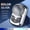 Silver, variant on ICQOVD USB Rechargeable Electric Shaver Portable Face Shavers Wet & Dry Size Machine Shaving for Men