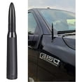 thumbnail image 4 of Potente Antena Corta para Coche Universal FM AM Radio para Coche Bala, 8 Tornillos Incluidos M5.0 M6.0 Diferentes Tamaños Varilla de Techo Negra 14cm para Vehículo Jeep Camión SUV Auto Radio Estéreo A, 4 of 5
