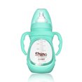 thumbnail image 1 of Biberón Leche para bebé Alimentador de agua Bebida para recién nacidos Aprendizaje de enfermería resistente al calor Taza de pezón para niños pequeños resistente al calor Azul, 240 ml Inevent BA000333-08, 1 of 7