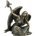 thumbnail image 1 of Bronze Seated Angel with Dove by Medieval Collectibles, 1 of 1