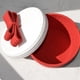 thumbnail image 4 of Cesta de Almacenamiento Navideña con Tapa, Hecha a Mano, Tejida con Lazo y Cuerda de Algodón. Cesta de Escritorio - Roja, 22 X 12 Cm, 380 G / 0,84 Lb | Gqf251024005, 4 of 7