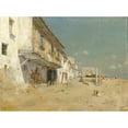 thumbnail image 3 of Joan Roig i Soler 18x14 Black Modern Framed Museum Art Print Titled - Blanes Beach (circa 1894), 3 of 5