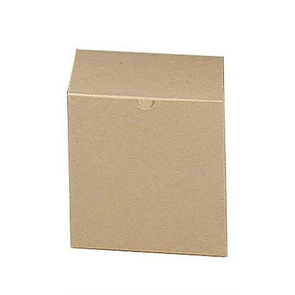 SSWBasics Kraft Gift Boxes - 6"L x 6"W x 6"D - Case of 100