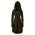 thumbnail image 2 of Turilly Women's Casual Long Sleeve Ladies Sweatshirts with Hood Solid Bandage Dress, 2 of 6