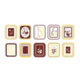 thumbnail image 4 of 10x pegatinas para marcos de fotos, pegatinas para álbumes de recortes, pegatinas decorativas de papel para bricolaje Café, 4 of 9