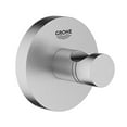 thumbnail image 3 of Grohe 40364EN1 Essential Robe Hook, Brushed Nickel, 3 of 5