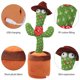 thumbnail image 5 of Artesanías De Decoración Del Hogar, Juguete Que Habla Del Cactus Que Baila, Cactus Que Canta Que Se Retuerce Repite Lo Que Dices, Juguete Que Habla De Felpa Suave Cactus Que Habla Eléctrico Juguetes P Muyoka Hogar, 5 of 6